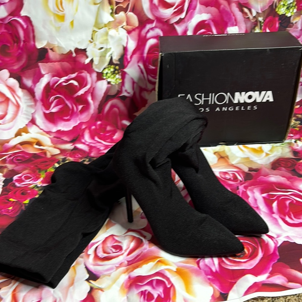 Fashion Nova legging boots